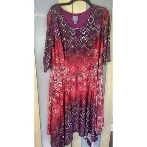 rabbit rabbit rabbit dress Sz 18 Plus Red Modi‎ Party Holiday Career Travel New